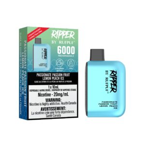 Passionate Passion Fruit Lemon Peach Ice Rufpuf Ripper 6000 (20mg) <b style="color:red">(Excise tax)</b>