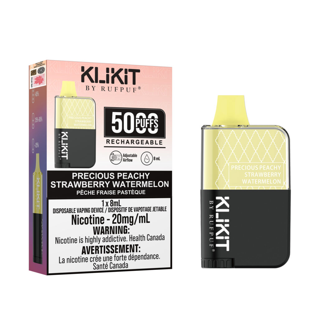 Precious Peachy Strawberry Watermelon Rufpuf Klikit Full Kit 5000 (20mg/ML ) <b style="color:red">(Excise tax)</b>