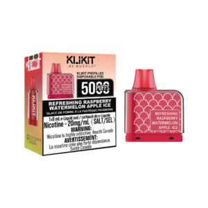 Refreshing Raspberry Watermelon Apple Ice Rufpuf Klikit Pod 5000 (20mg/ML ) <b style="color:red">(Excise tax)</b>