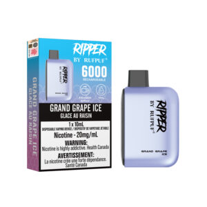 Grand Grape Ice Rufpuf Ripper 6000 (20mg) <b style="color:red">(Excise tax)</b>