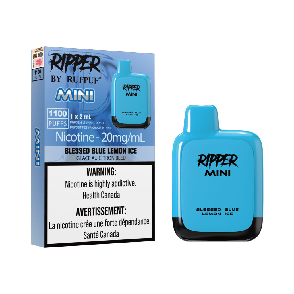 Blessed Blue Lemon Ice Rufpuf 1100 Puffs (20mg/ML) <b style="color:red">(Excise Tax)</b>