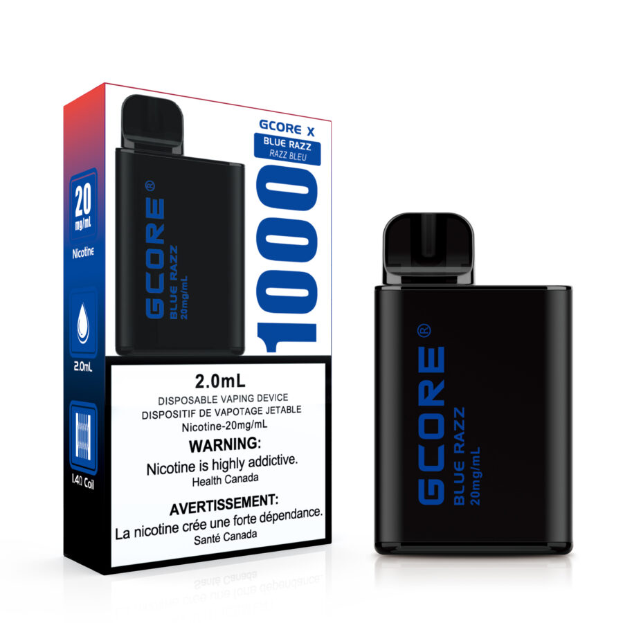 Blue Razz Gcore X 1000 Puffs (20mg) <b style="color:red">(Excise Tax)</b>