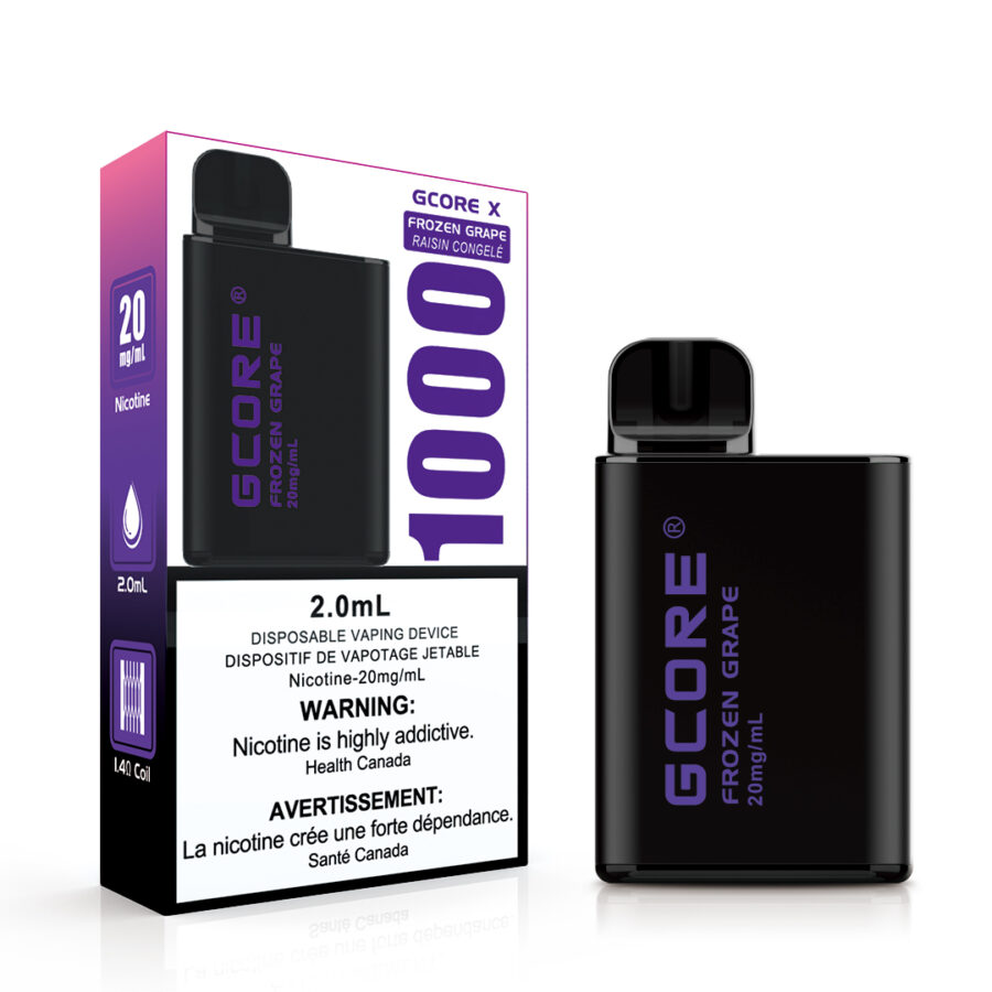 Frozen Grape Gcore X 1000 Puffs (20mg) <b style="color:red">(Excise Tax)</b>