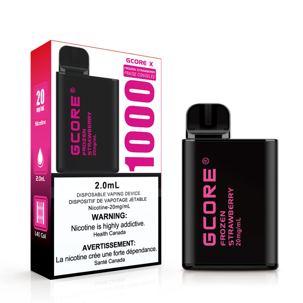 Frozen Strawberry Gcore X 1000 Puffs (20mg) <b style="color:red">(Excise Tax)</b>