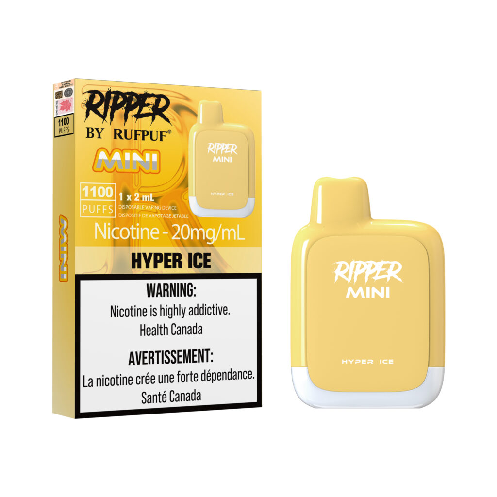 HYPER ICE Cherry Rufpuf 1100 Puffs (20mg/ML) <b style="color:red">(Excise Tax)</b>