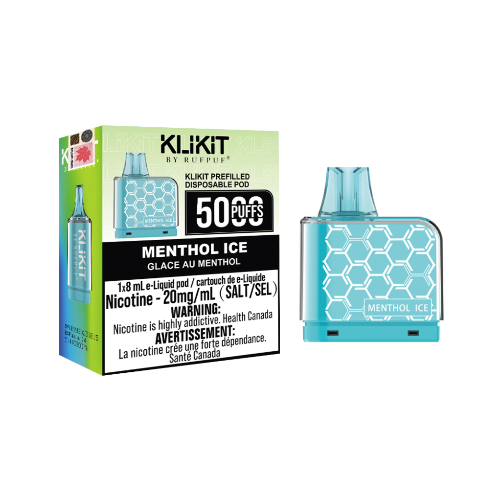 Menthol Ice Klikit Pod 5000 (20mg/ML) <b style="color:red">(Excise tax)</b>