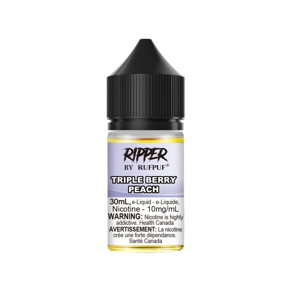 Triple berry Peach Ripper Rufpuf E-juice 30ml - 10mg