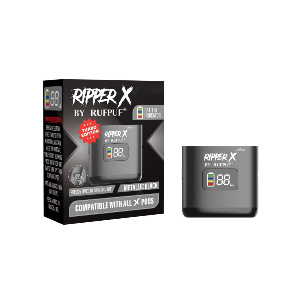 Metallic Black Ripper X Ultra Battery <b style="color:red">(Tax not Incl.)</b>