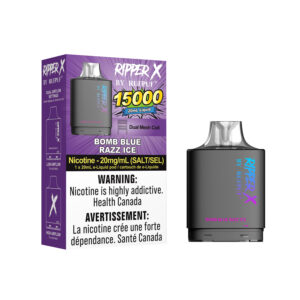 Bomb Blue Razz Ice Rufpuf Ripper X 15k (20mg/ML) <b style="color:red">(Tax Incl.)</b>