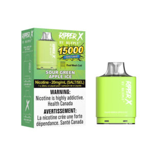 Sour Green Apple Ice Rufpuf Ripper X 15k (20mg/ML) <b style="color:red">(Tax Incl.)</b>