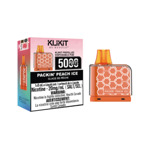 Packin' Peach Ice Rufpuf Klikit Pod 5000 (20mg/ML ) <b style="color:red">(Excise tax)</b>