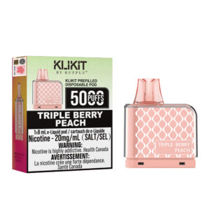 Triple Berry Peach Rufpuf Klikit Pod 5000 (20mg/ML ) <b style="color:red">(Excise tax)</b>
