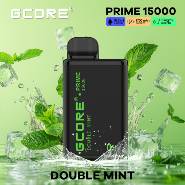 Double-Mint 0mg/ml Prime 15000 Puffs <b Style="color:red">(Tax Incl.)</b>