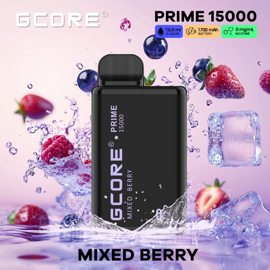 Mixed Berries 0mg/ml Prime 15000 Puffs <b Style="color:red">(Tax Incl.)</b>