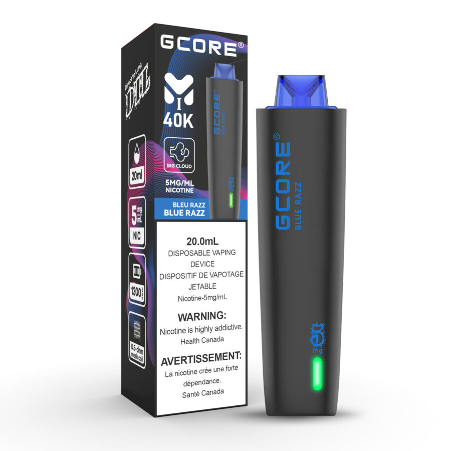 Blue razz Gcore Hookah (5mg/ml) <b style="color:red">(Tax Incl.)</b>