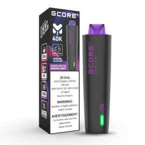 Grape mint Gcore Hookah (5mg/ml)<b style="color:red">(Tax Incl.)</b>