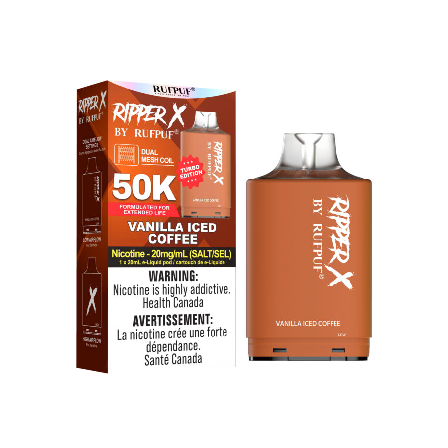 Vanilla Iced Coffee RIPPER X 50K <b Style="color:red">(Tax Incl.)</b>