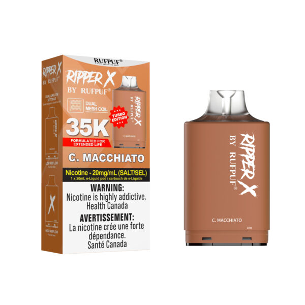 C.Macchiato Ripper X 35K (20mg/ML) (Pod Only) <b style="color: RED">(Tax Incl.)</b>