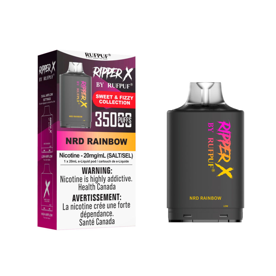 NRD Rainbow Ripper X 35K (20mg/ML) (Pod Only) <b style="color: RED">(Tax Incl.)</b>