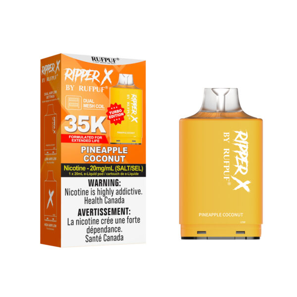 Pineapple Coconut Ripper X 35K (20mg/ML) (Pod Only) <b style="color: RED">(Tax Incl.)</b>