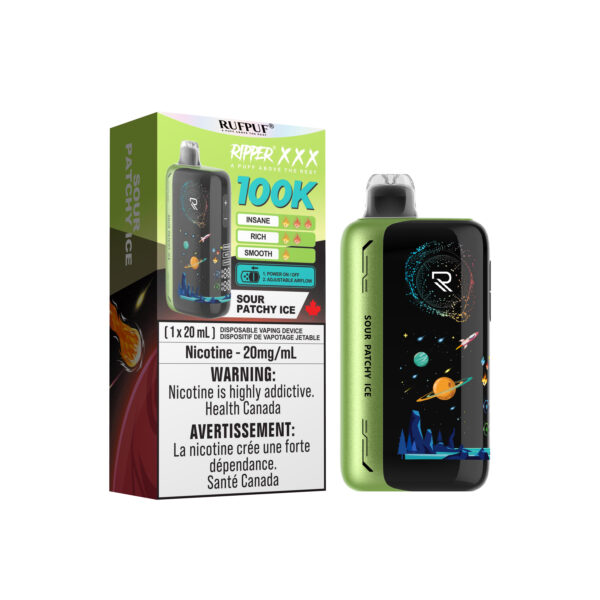 Sour Patchy Ice 100K Ripper XXX (20mg/ML) <b style="color: red">(Tax Incl.)</b>
