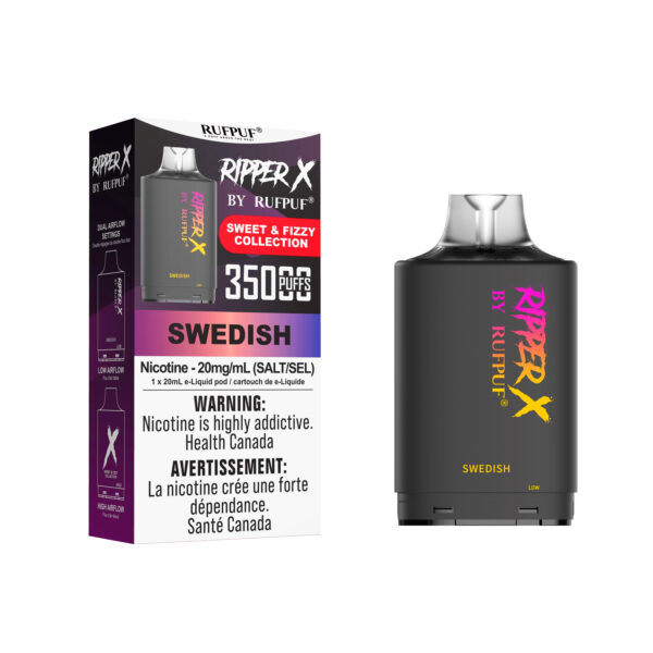 Swedish Ripper X 35K (20mg/ML) (Pod Only) <b style="color: RED">(Tax Incl.)</b>
