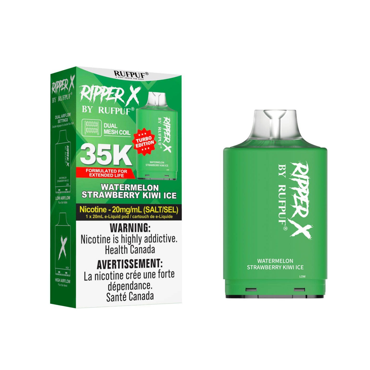 35K X-POSED WATERMELON ICE | Vaporizadores | Tienda Vaper UY
