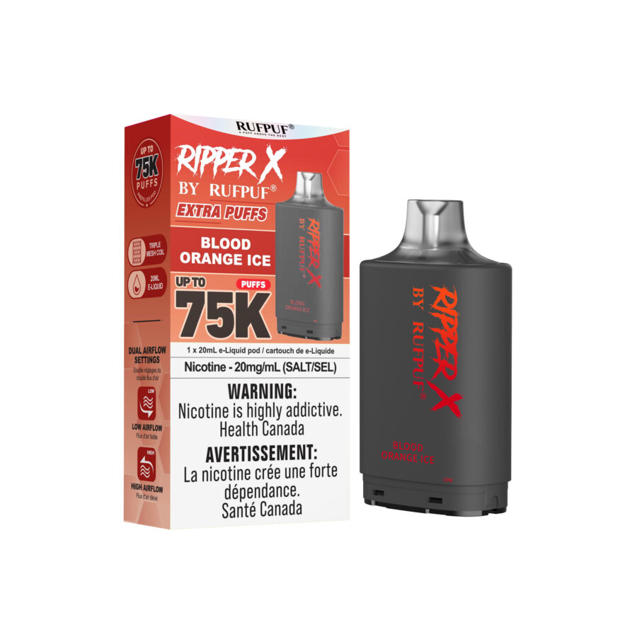 Blood Orange Ice RIPPER X 75K (Pod Only) <b Style="color:red">(Tax Incl.)</b>