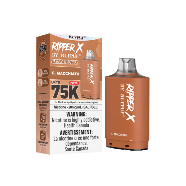 C. MACCHIATO RIPPER X 75K (Pod Only) <b Style="color:red">(Tax Incl.)</b>