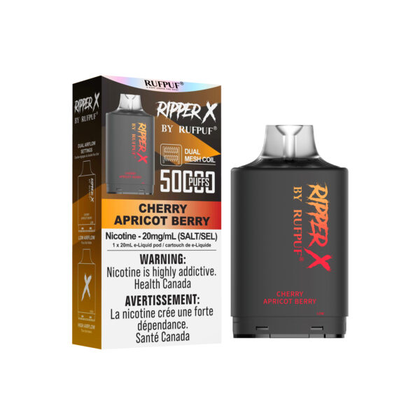 Cherry Apricot Berry RIPPER X 50K (Pod Only) <b Style="color:red">(Tax Incl.)</b>