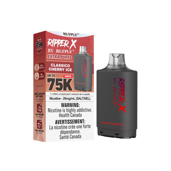 Classico Cherry Ice RIPPER X 75K (Pod Only) <b Style="color:red">(Tax Incl.)</b>