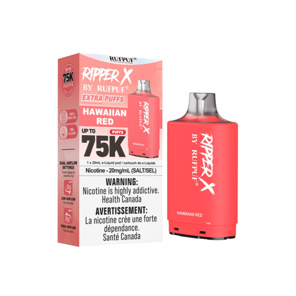 Hawaiian Red RIPPER X 75K (Pod Only) <b Style="color:red">(Tax Incl.)</b>