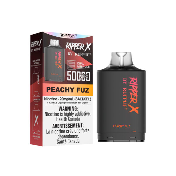 Peachy Fuz RIPPER X 50K (Pod Only) <b Style="color:red">(Tax Incl.)</b>