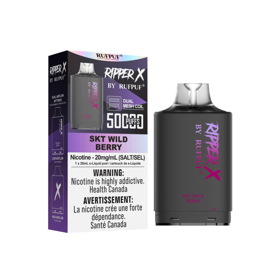 SKT Wild Berry  RIPPER X 50K (Pod Only) <b Style="color:red">(Tax Incl.)</b>