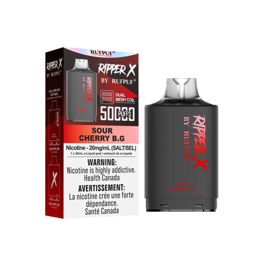 Sour Cherry B.G RIPPER X 50K (Pod Only) <b Style="color:red">(Tax Incl.)</b>