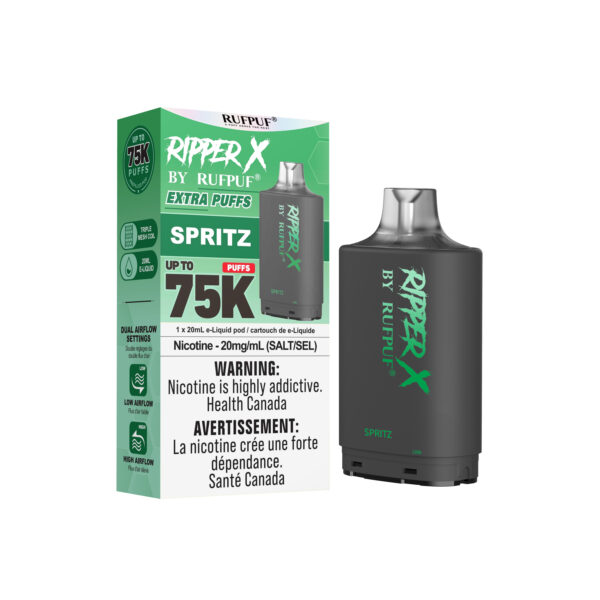 Spritz RIPPER X 75K (Pod Only) <b Style="color:red">(Tax Incl.)</b>