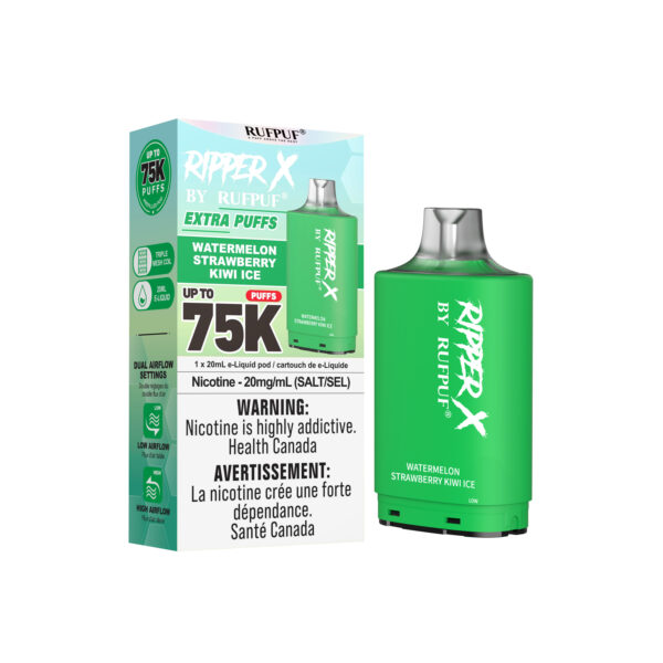 Watermelon Strawberry Kiwi RIPPER X 75K (Pod Only) <b Style="color:red">(Tax Incl.)</b>