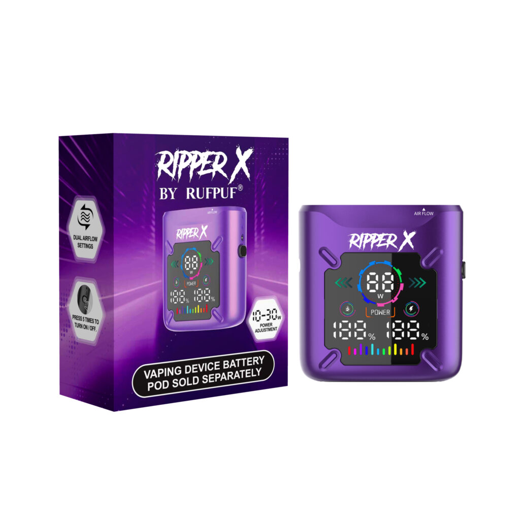 Metallic Purple Ripper X New Battery <b style="color:red">(Tax not Incl.)</b>