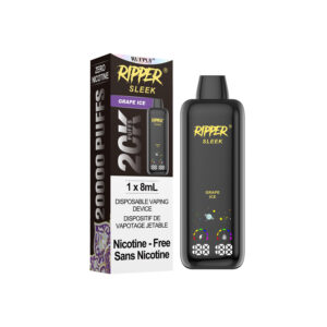 Grape Ice (8ml) Ripper Sleek Zero Nic 20K <b Style="color:red">(Tax Incl.)</b>