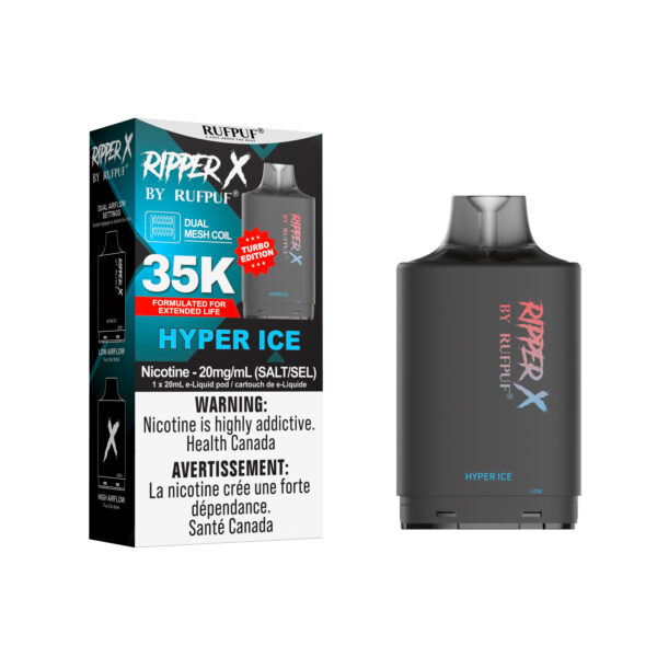 Hyper Ice Ripper X 35K (20mg/ML) (Pod Only) <b style="color: RED">(Tax Incl.)</b>