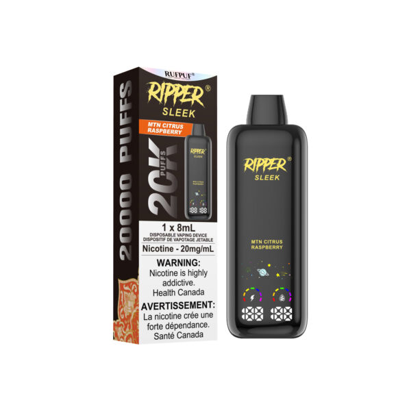 MTN Citrus Raspberry (8ml) (20mg/ml) Ripper Sleek 20K <b Style="color:red">(Tax Incl.)</b>