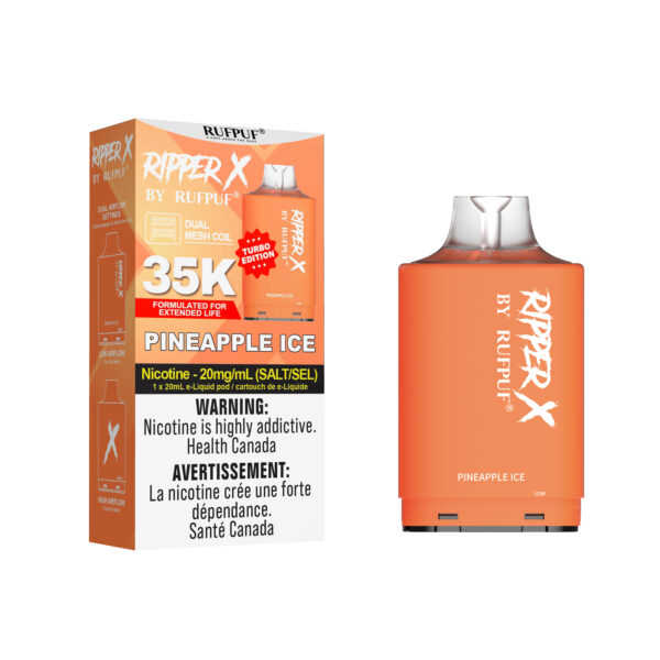 Pineapple Ice Ripper X 35K (20mg/ML) (Pod Only) <b style="color: RED">(Tax Incl.)</b>