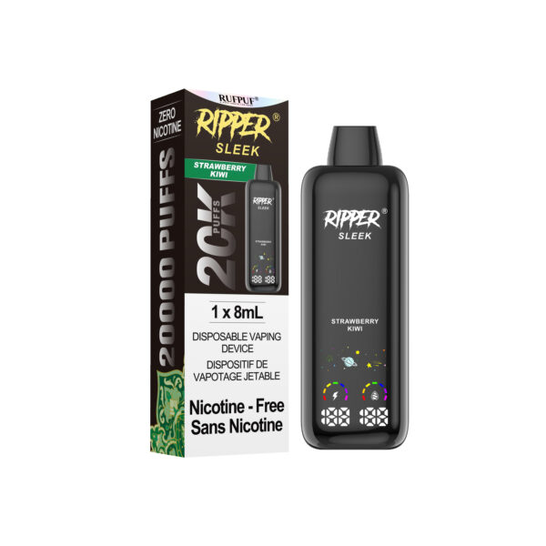 Strawberry Kiwi (8ml) Ripper Sleek Zero Nic 20K <b Style="color:red">(Tax Incl.)</b>