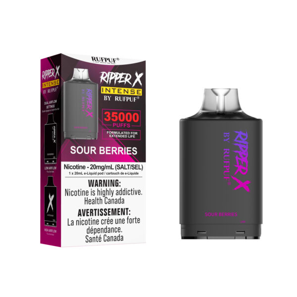 Sour Berries Ripper X Intense 35K (Pod Only) <b style="color: RED">(Tax Incl.)</b>