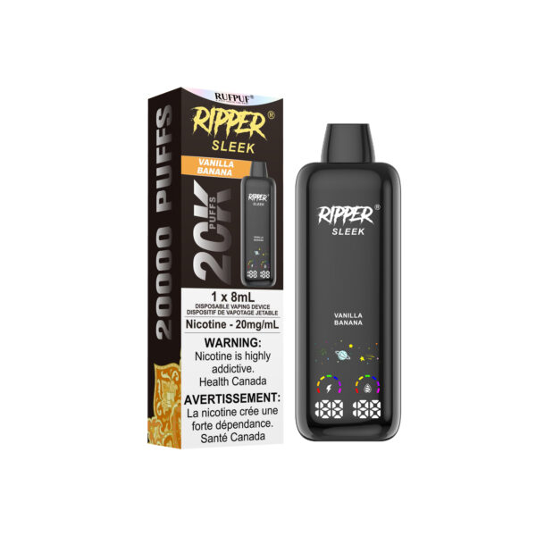 Vanilla Banana (8ml) (20mg/ml) Ripper Sleek 20K <b Style="color:red">(Tax Incl.)</b>