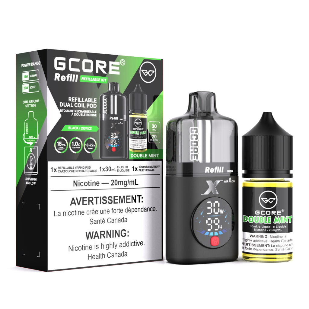 Double Mint (30ml/20mg) E-Juice & Refill Pod Kit <b style="color:red">(Excise Tax Included)</b>
