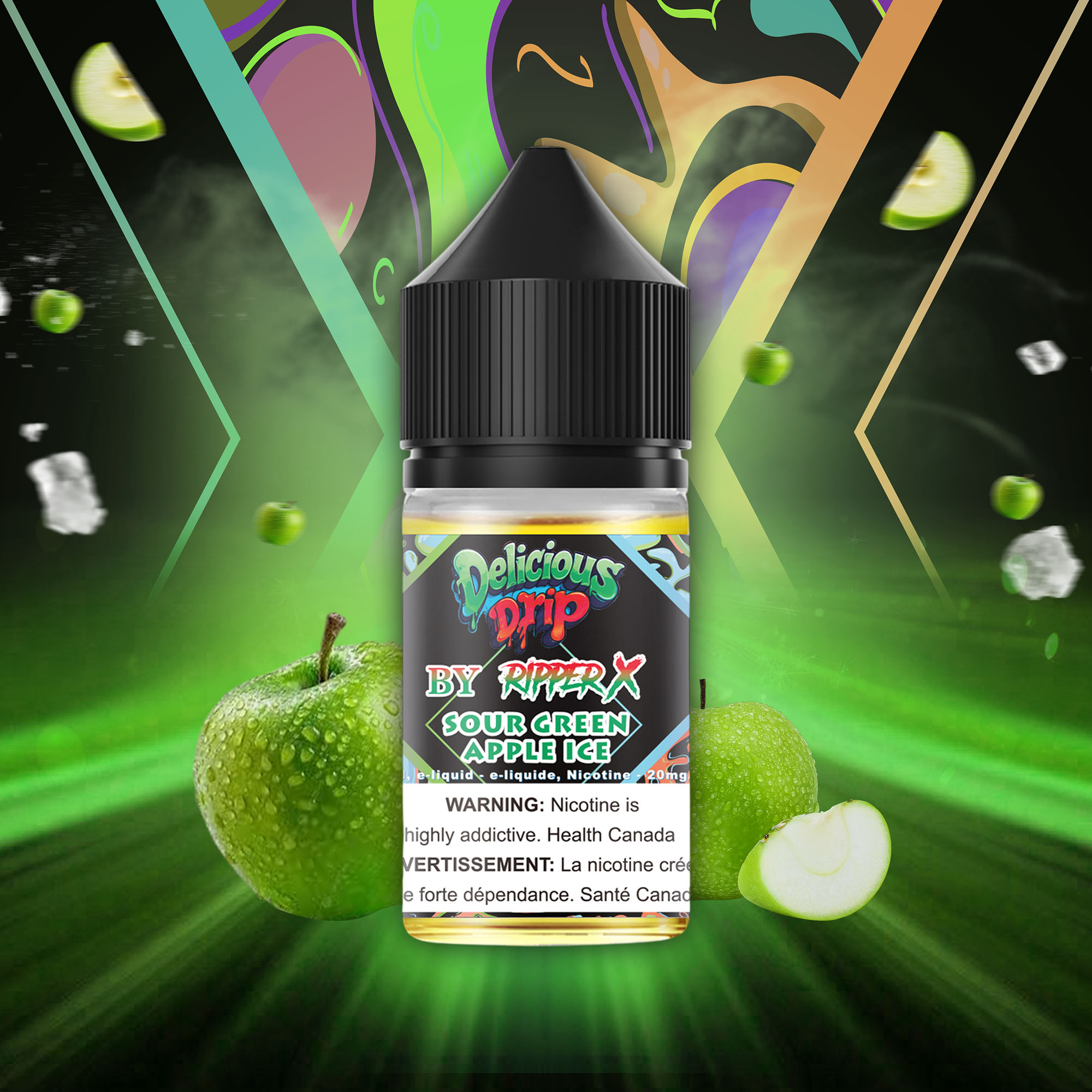 Sour Green Apple Ice (20mg) Delicious Drip <b Style="color:red">(Tax Incl.)</b>