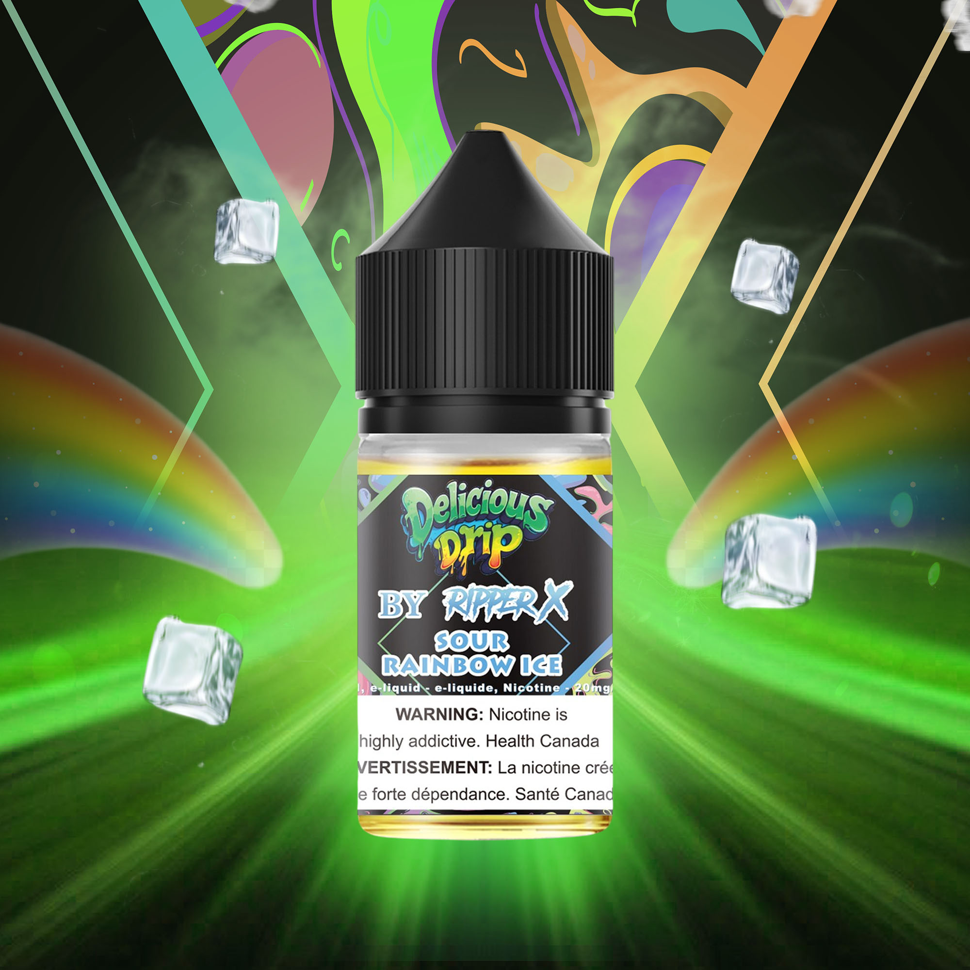 Sour Rainbow Ice (20mg) Delicious Drip <b Style="color:red">(Tax Incl.)</b>