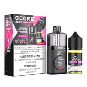Peach Ice (30ml/20mg) E-Juice & Refill Pod Kit <b style="color:red">(Excise Tax Included)</b>