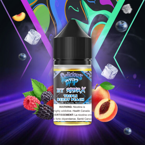 Triple Berry Peach (20mg) Delicious Drip <b Style="color:red">(Tax Incl.)</b>